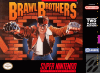 Brawl Brothers Super Nintendo  box art